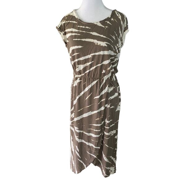 Young Fabulous & Broke Midi Wrap Tie Dye Dress Small - Picture 3 of 10